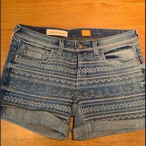 • PILCRO & LETTERPRESS • EMBROIDERED SHORTS •